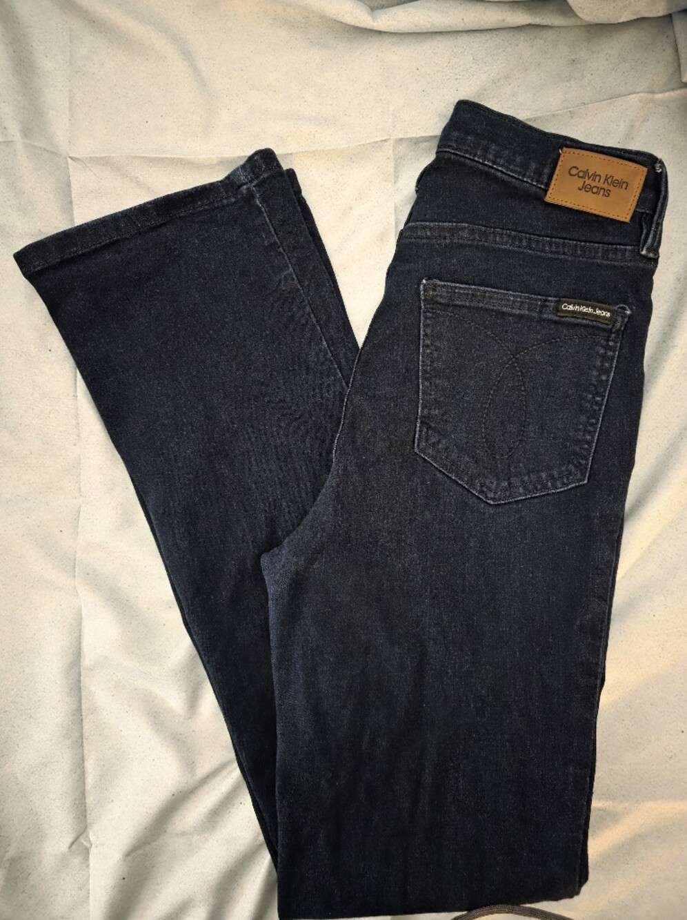Calvin Klein Jeans Dark Blue button-fly denim